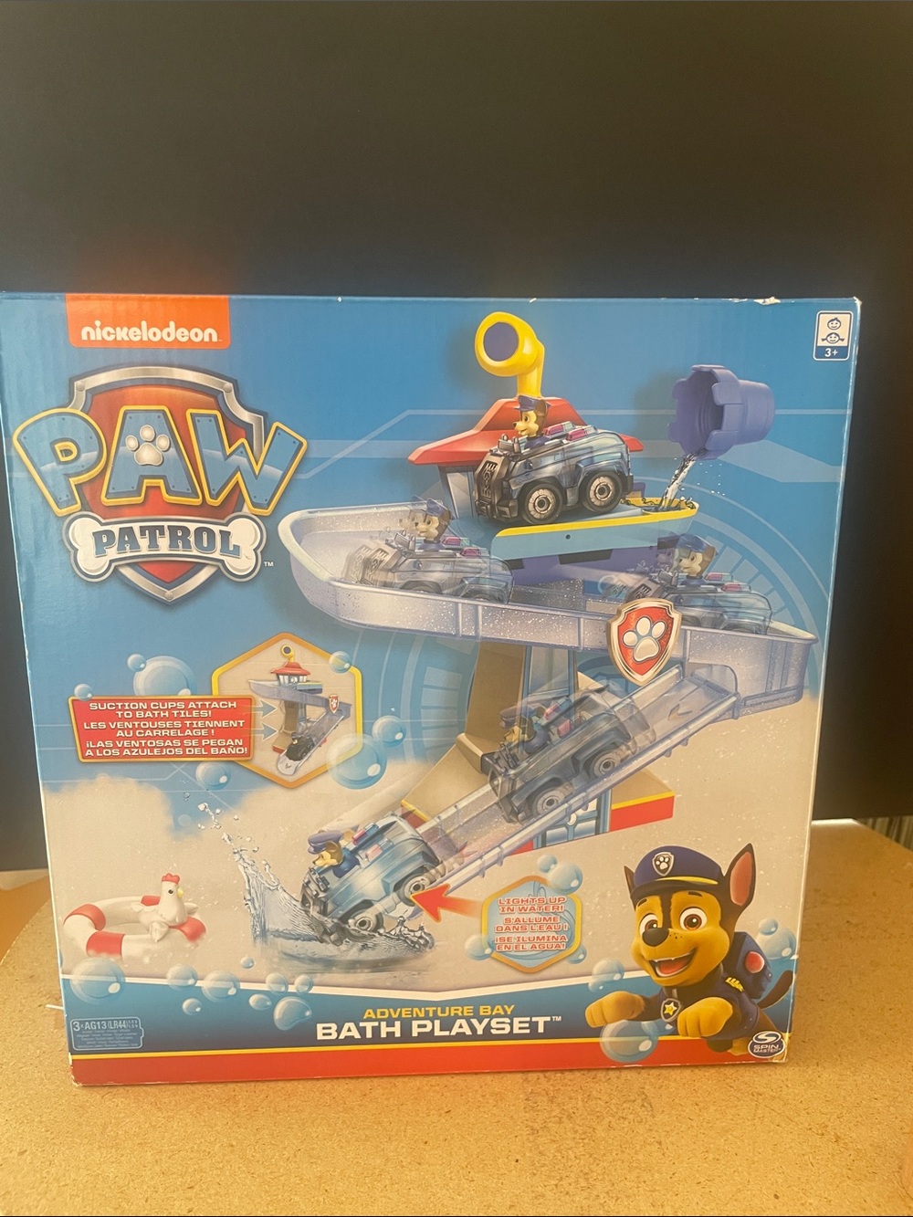 Nickelodeon Paw Patrol Adventure Bay Bath Playset - Blue, Red, Yellow